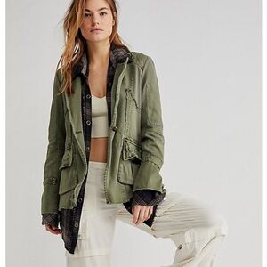 Free People Harlow Utility Blazer